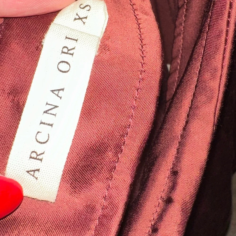 NWOT Arcina Ori Arya Cut Out Dress in Rust size XS - Picture 8 of 9